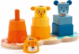 Tour empilable colorée pour enfants DJECO