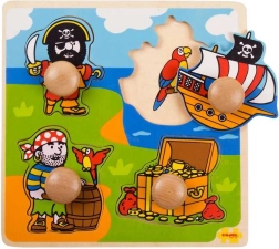 Puzzle à encastrer Pirates de Bigjigs Toys