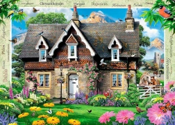 Puzzle Ravensburger chalet sur la colline 1000 pièces
