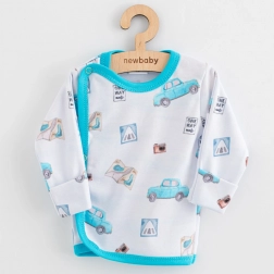 chemise pour bébé New Baby Classic II Cars 56 (0–3 mois)