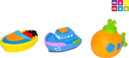 Ensemble de bateaux en caoutchouc pour bébés, 3 pcs