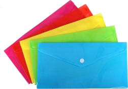 Pochette pour documents à bouton-pression 25 x 13 cm