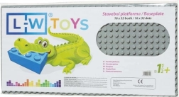 Plaque de construction Junior 16x32 grise