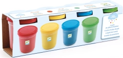 Pâte à modeler colorée DJECO 4 couleurs