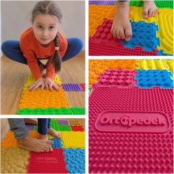 Tapis sensoriels orthopédiques Ortopedek pour enfants – 15 pièces