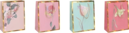 Petit sac cadeau 23 × 18 × 8 cm, motif toutes saisons