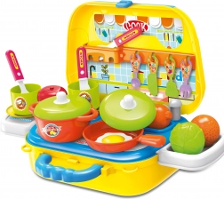 Cuisine pour enfants en valise