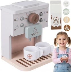 Machine à café en bois pour enfants avec accessoires KRUZZEL