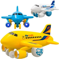 Petit avion à tirer joyeux avec lumières et sons