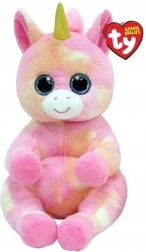 Licorne en peluche TY rose 24 cm