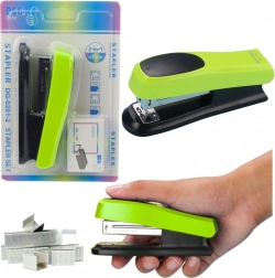 Agrafeuse de bureau verte pour 30 feuilles avec set d’agrafes