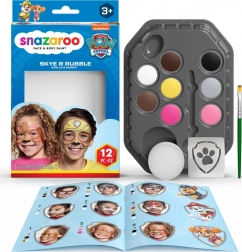Set de 8 peintures pour visage et corps SNAZAROO – PAT’ PATROUILLE Skye & Ruben