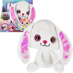 Lapin en peluche à colorier – kit créatif pour enfants