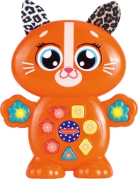 Chat interactif avec effets 16 cm