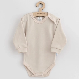 body bébé en coton New Baby beige