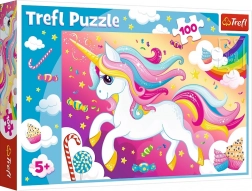 Puzzle 100 pièces Belle Licorne Trefl