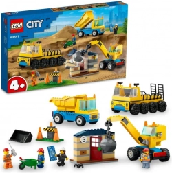 LEGO City 60391 Véhicules de chantier et boule de démolition