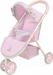 Poussette sportive tricycle pour poupées Sophie 55 cm