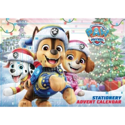 Calendrier de l’Avent Pat’ Patrouille avec fournitures de papeterie