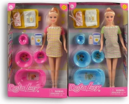 Poupée maman Lucy avec accessoires