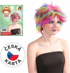 Perruque colorée pour enfants multicolore