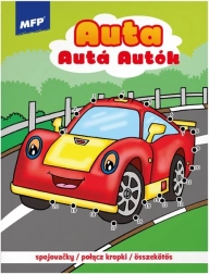 Livre de coloriage et points à relier Cars 2, 210 × 276 mm, 32 pages