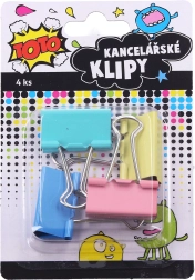 Clips de bureau 32 mm, lot de 4 pcs