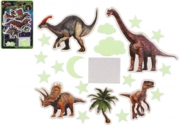 Dinosaures lumineux pour mur et plafond