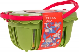 Panier de pique-nique avec fruits et légumes pour enfants