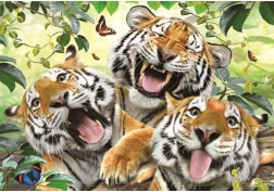 Puzzle Selfie Tigre 260 pièces