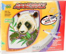 Mosaïque panda pour enfants