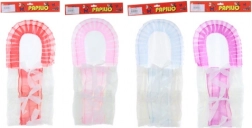 Couverture d’emmaillotage colorée pour poupées 45–50 cm