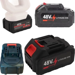 Batterie Li-ion universelle 48 V 6000 mAh pour outils sans fil et machines de jardin