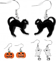 Set de boucles d’oreilles Halloween pour enfants