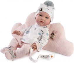 Poupée Bébé Réaliste avec Corps Tout en Vinyle - 42 cm