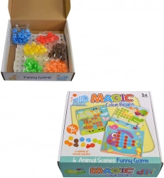 Mosaïque avec modèles colorés, 96 pièces