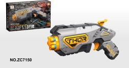 Jouet enfant blaster Blaze Storm gris + 20 projectiles sécurisés