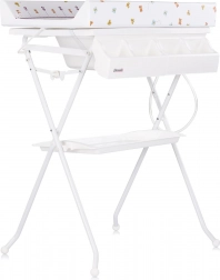Baignoire avec matelas à langer et support Aqua Little Farm