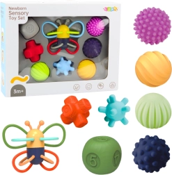 Set de balles sensorielles souples Éducatif Papillon 8 pcs