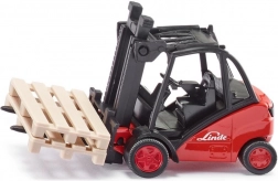 Chariot élévateur LINDE 1:50 – modèle métallique SIKU avec palettes