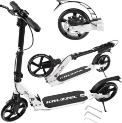 Trottinette urbaine pliable KRUZZEL Hyperion, roues 200 mm, suspension et guidon réglable en hauteur