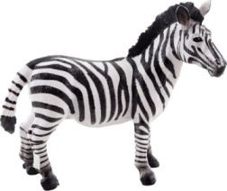 Figurine de zèbre en plastique 10 cm