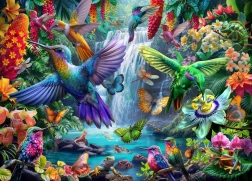 Puzzle Colibris tropicaux 500 pièces