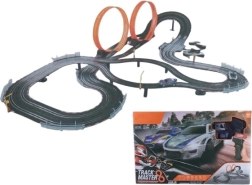 Circuit de course avec deux loopings