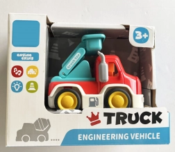 Camion-grue interactif avec lumières et sons