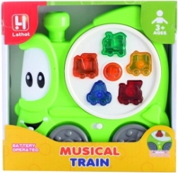 Petit train sonore avec effets lumineux