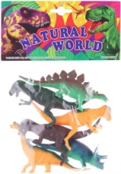 Dinosaures en plastique en sachet – lot de 6 pièces