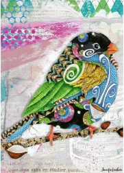 Ravensburger puzzle Oiseau abstrait 1000 pièces