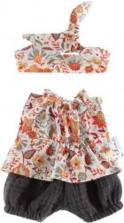 Tunique avec short et ceinture pour poupée 38 cm – prairie fleurie