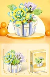 Jeu de construction fleurs 306 pièces